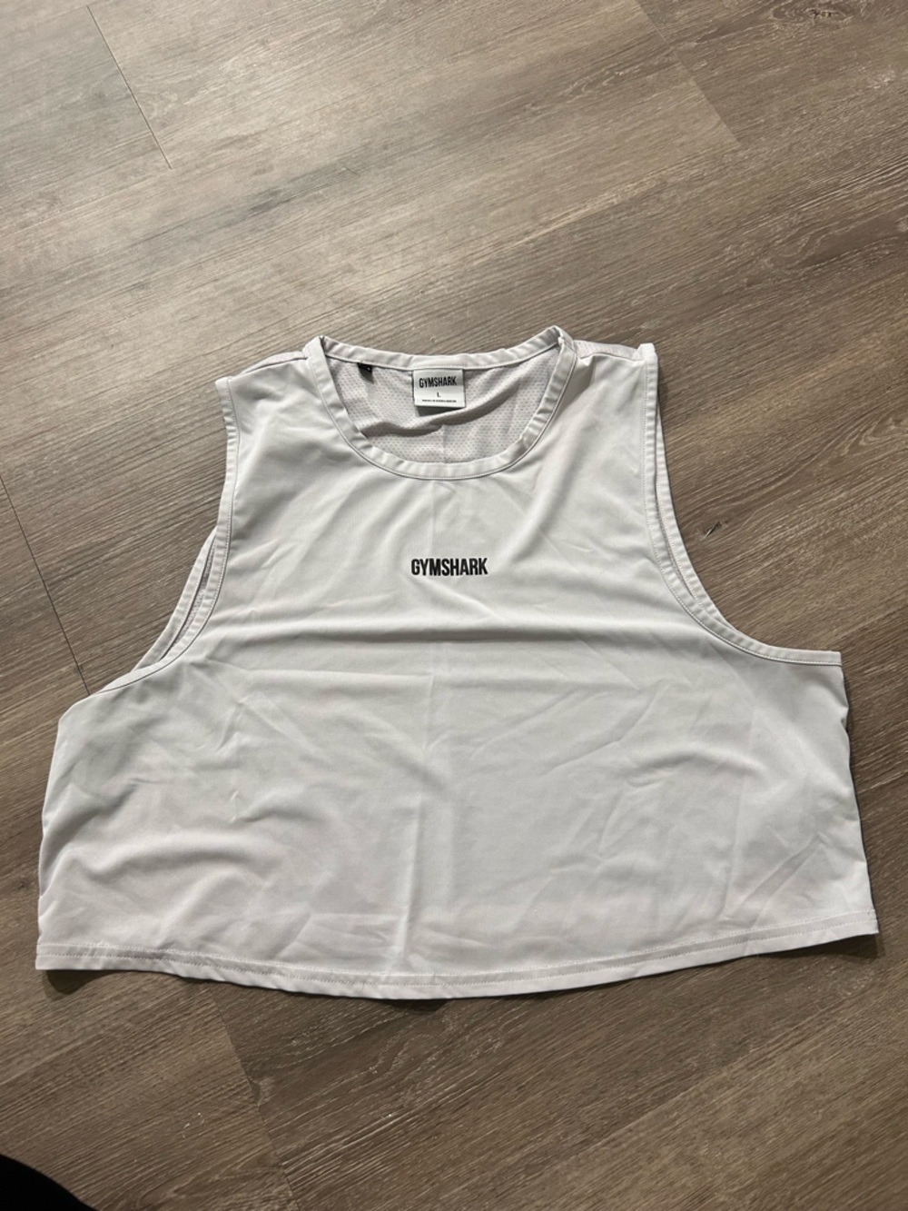 Gymshark White Performance Muscle Tank